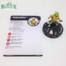 Heroclix Teenage Mutant Ninja Turtles Series 2 Michelangelo #002 Common w/card!