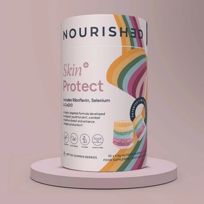 Nourished Skin + Protect Nutrient Stacks 30 Gummis Resveratrol Selen CoQ10
