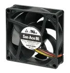 Applied Materials 0600-00643 Axial Fan, DC 80x80x25mm
