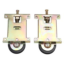 RDEXP - Set di cuscinetti a sfera per porta scorrevole in vetro, 2 mobili, color