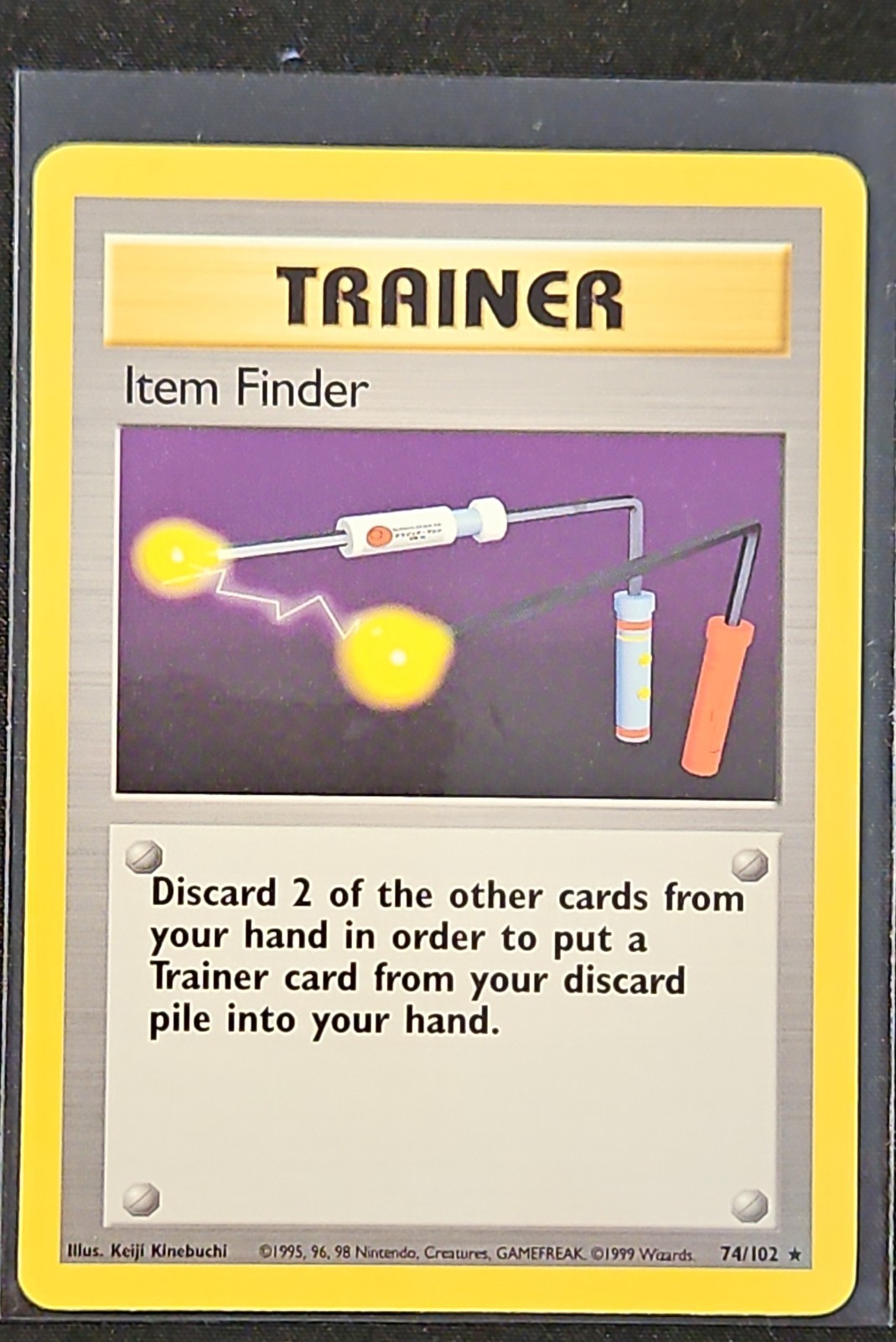 ITEM FINDER TRAINER 074/102 Base Set #74 NEVER PLAYED