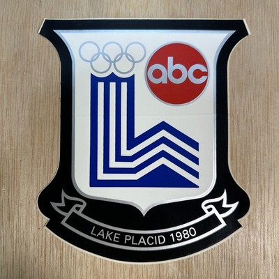 1980 Lake Placid Winter Olympics ABC Sports Sticker Auto Decal Exterior Style