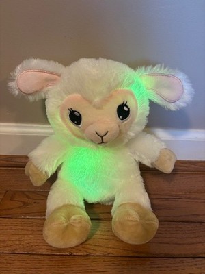 Happy Nappers 9'' Lullabrites Plush Lamb Musical Multiple Light Up Bedtime Works