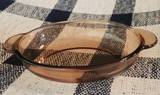 CORNINGWARE AMBER VISION 14 OUNCE CASSERETTE NO LID V-14-B