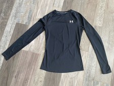 Under Armour Women's HeatGear Armour Compression Long Sleeve Shirt Black Small