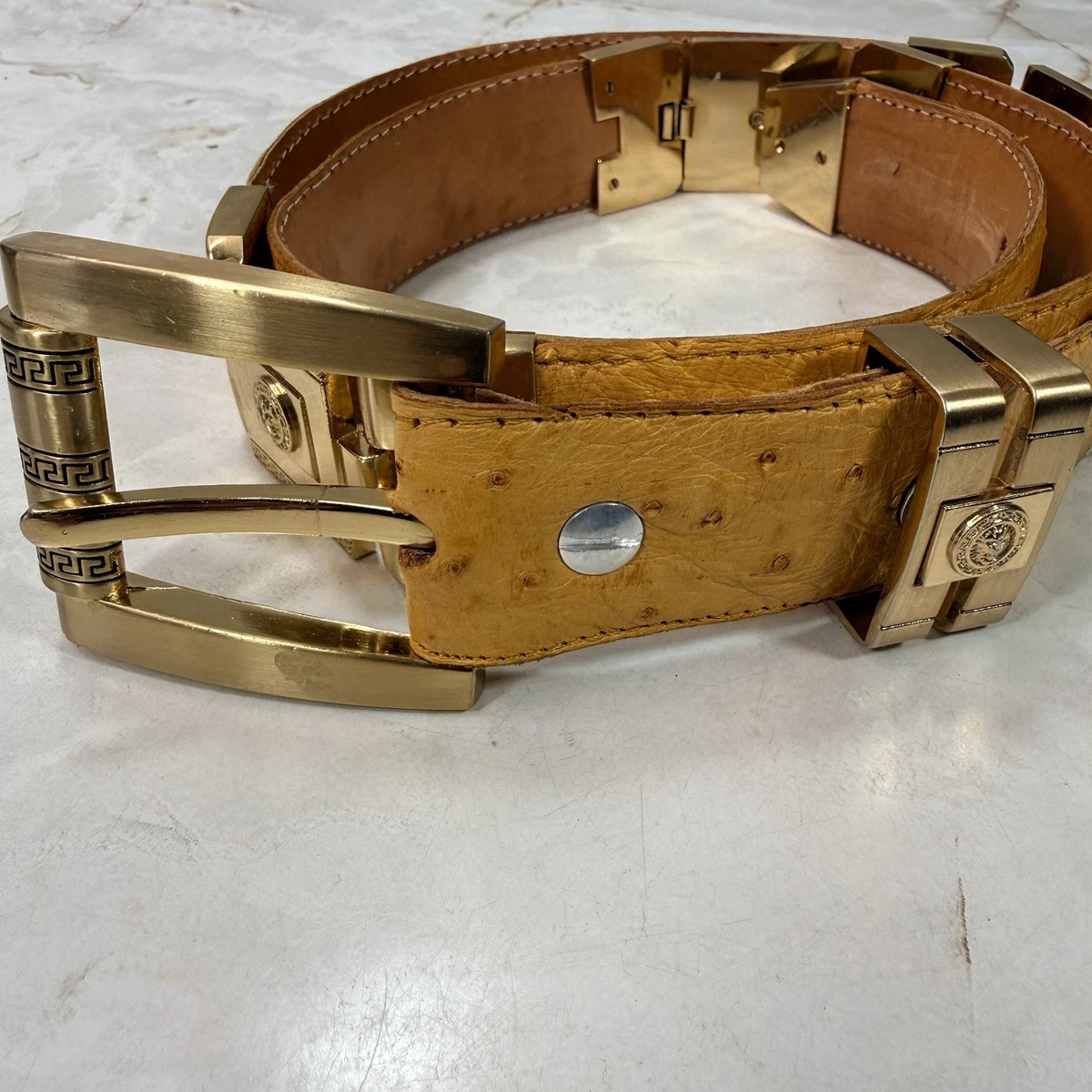 Versace Leather with Vintage Belts for Men for sale | eBay
