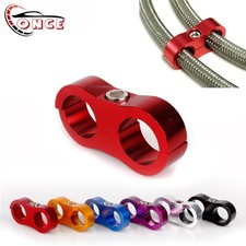 4pcs Hose Separator Clamp Bracket Adapter 6an 8an 10an For Oil Fuel Hose Line