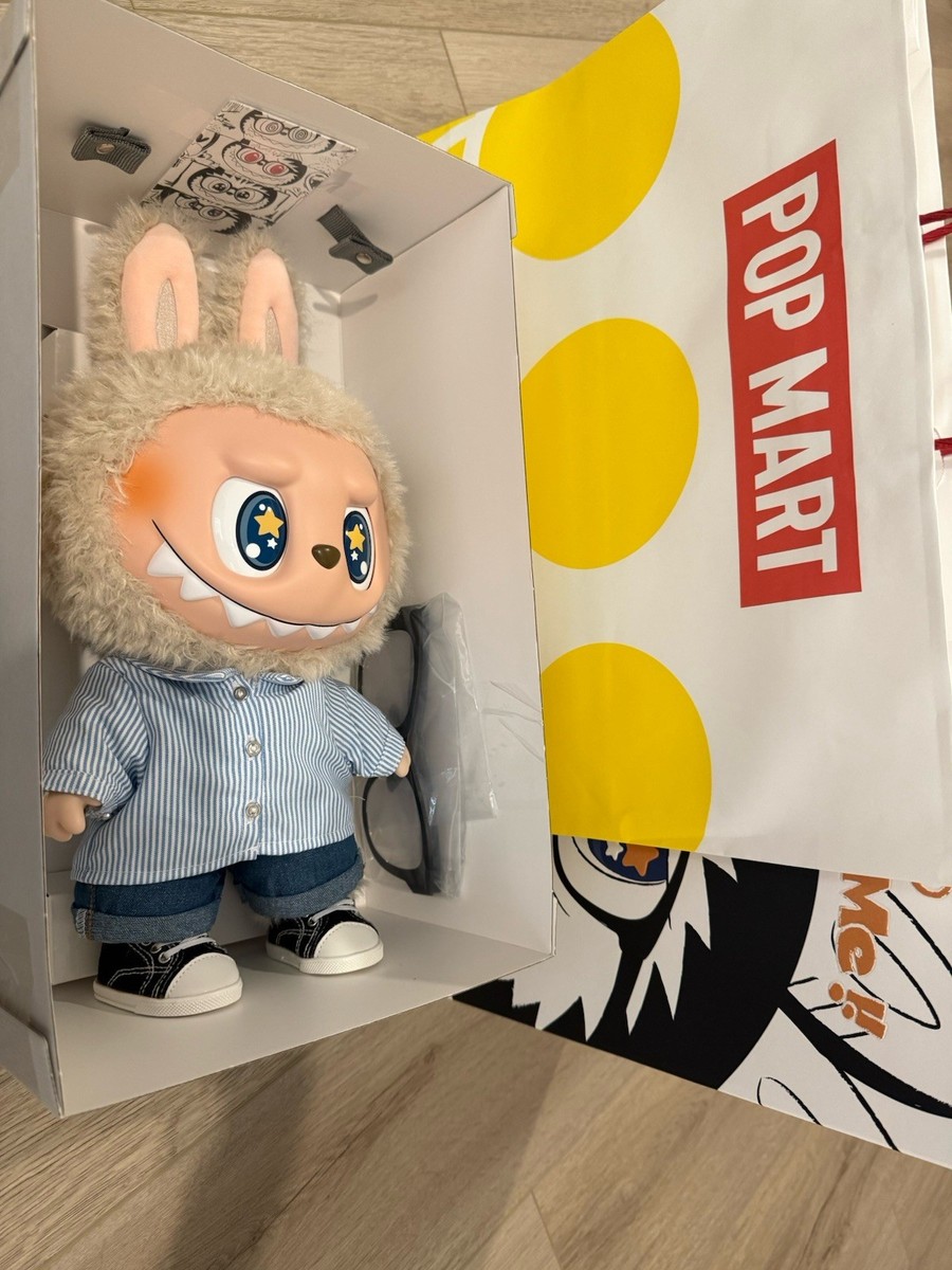 POPMART the Monsters Flip with Me Vinyl Big Plush Doll Labubu