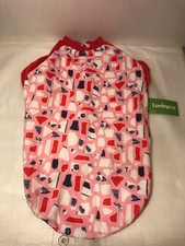 New LovinPet Fleece Dog Pajamas, Red/Multi-Color - Size: XL