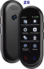 Language translator device Z6 - 2 Way Real-Time Voice Translation 138 Languages
