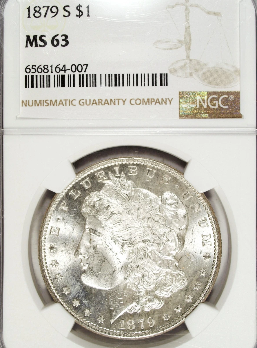 1879 Grade MS 63 Morgan US Dollars for sale | eBay