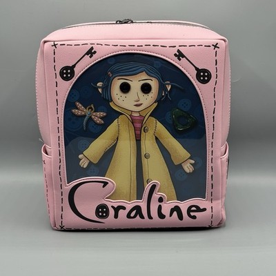 Loungefly Coraline Limited Edition Doll Pink Mini Backpack 