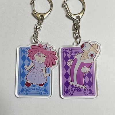 The Amazing Digital Circus Acrylic Keychain Kinger Ragatã