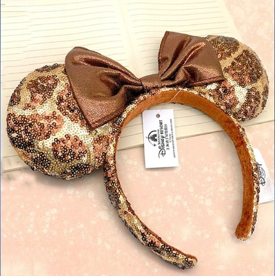 Disney Parks Giraffe Sequin Animal Print Minnie Ears  display picture 3