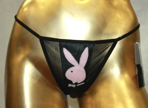 Playboy Poliéster Negro Medias para Mujeres
