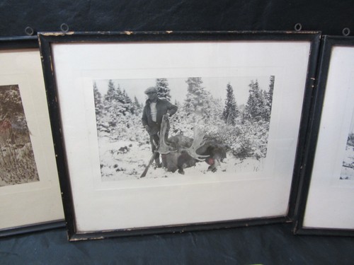 antique hunting photos mountain man vintage framed - Picture 3 of 13