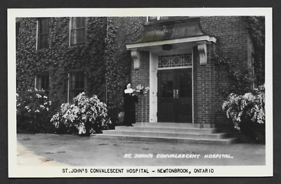 1930's St.John's Convalescent Hospital Newtonbrook, Ontario Postcard