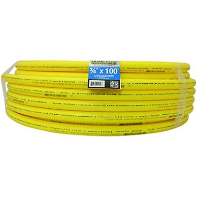 HOME-FLEX 19-0711100 Yellow Underground IPS Poly Gas Pipe (3/4, 100)