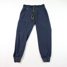 Figs Zamora Joggers Scrub Pants Women's Size XS P Blue Six Pockets Nurse