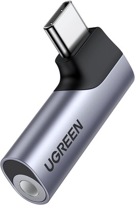 UGREEN USB C to 3.5mm Audio Adapter Type C Aux Headphone Jack DAC Stereo Gray 