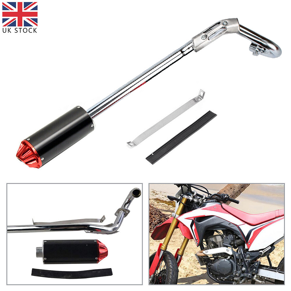 28mm Pitbike Dirt Bike Exhaust Decorate Pipe For 50cc 110cc 125cc 140cc-in Exhau - Foto 11