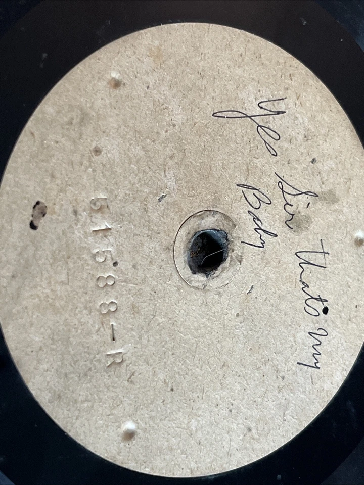 Yes Sir That’s My Baby No Labels Edison Record Rare 51688-R VTG - Image 3 of 4