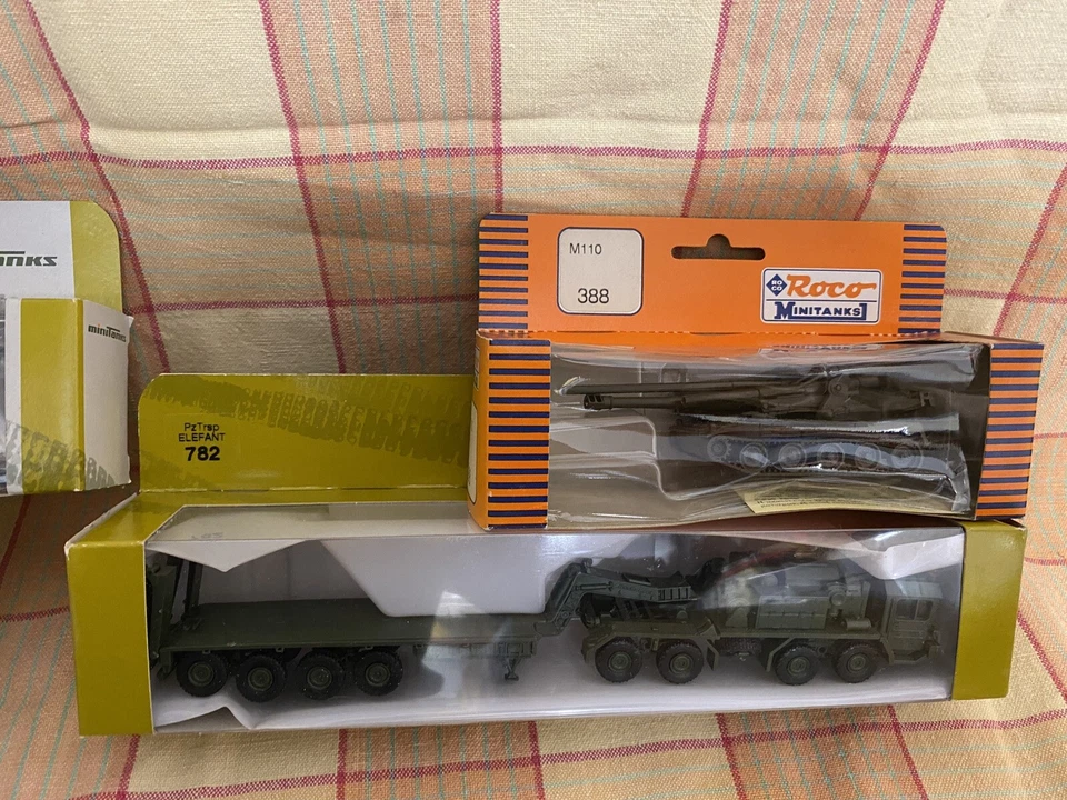 MODELLISMO ROCCO MINITANKS SCALA 1:87 H0 N.4 CONFEZIONI MEZZI MILITARI - Immagine 3 di 3