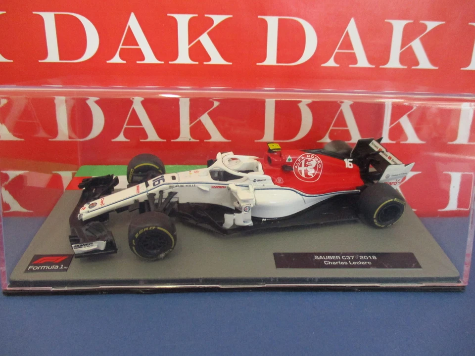 Die cast 1/43 Modellino Auto F1 Sauber Alfa Romeo C37 2018 C. Leclerc - Immagine 4 di 4