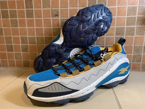 New Reebok Dmx Run 10 Mu Predator Trainers Skull Grey Gold Mens Sz 9 5 Dv5114 Ebay