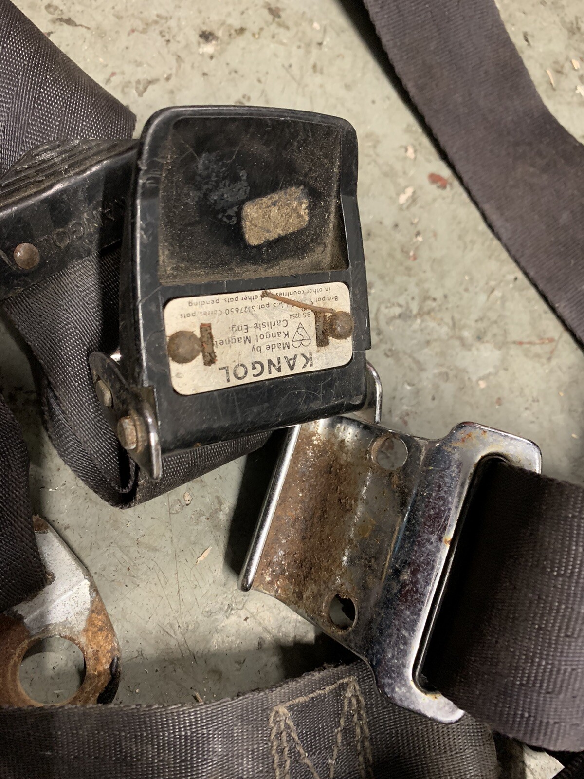 BMC BRITISH LEYLAND SEAT BELTS AUSTIN MORRIS MINI SPRITE MG TRIUMPH MGB