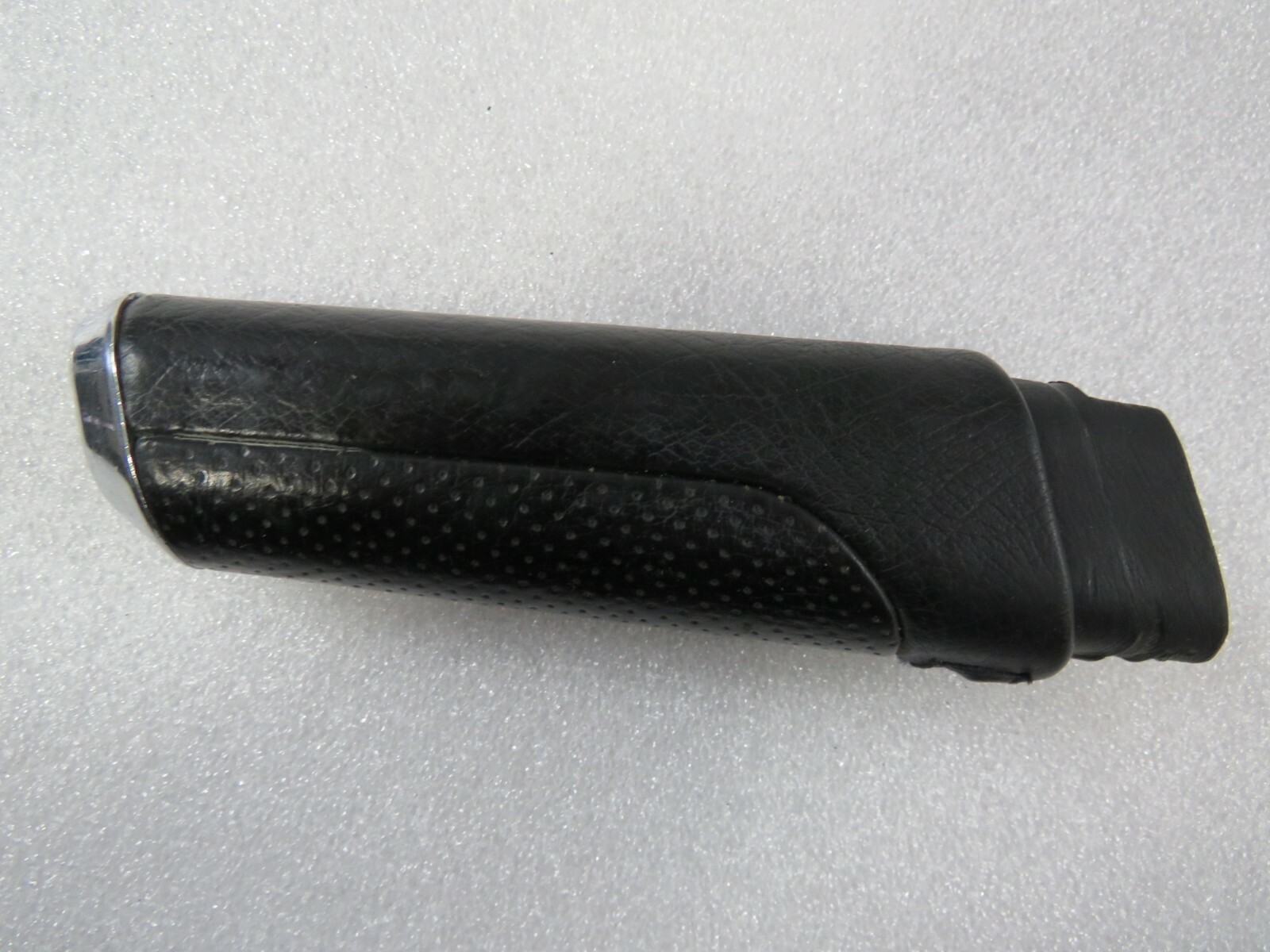 Maserati Quattroporte E-Brake Handle Leather Cover, Black, Used P/N 9814230