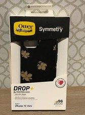 OtterBOX Symmetry Series Phone Case for iPhone 12 mini - Black Floral