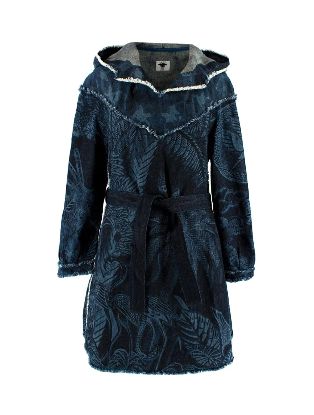 Robe ceinture Dior Denim Fantaisie Toile de Jouy FR36/UK8