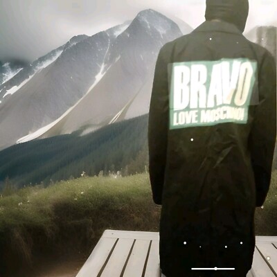 Moschino BRAVO Logo Runway Ltd Edition Trench Coat/Jacket