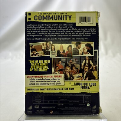 The Complete First Season Community DvD | eBay