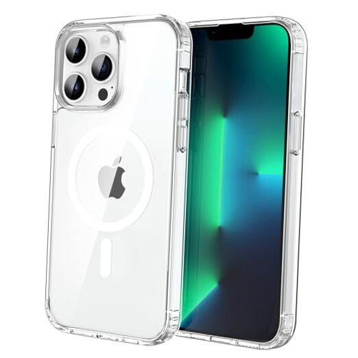 Magnetic Case for iPhone 13 Pro Max 6.7 inch-Compatible with MagSafe & Clear