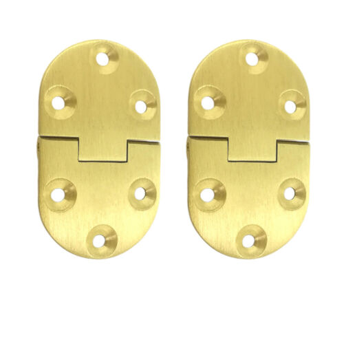 2Pcs 3.0mm 90 Degree Pure Copper Hinge Spring Folding Brass Waist Hinge