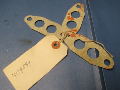 GASKET(3)FOR E.G.R.VALVE MOUNTING,N.O.S.W/2.2L TURBO ENG.84-87 MOPARS 4179094