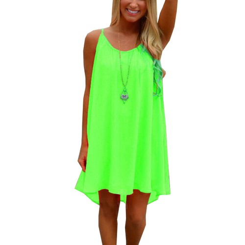 Women Summer Bikini Cover Up Beach Dress Swimwear Beach Swimsuit Chiffon Holiday - Picture 6 of 18