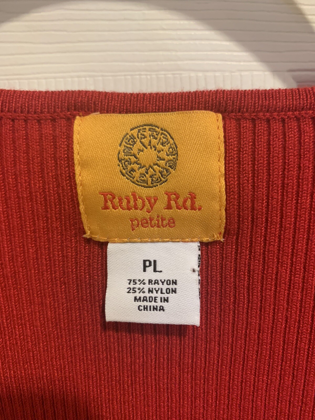 Ruby Rd Sleeveless Top Pullover Ribbed Women’s PL… - image 4