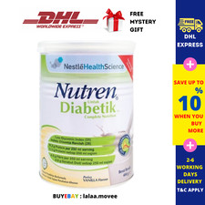 2 x Nestle Nutren Diabetic Milk Complete Nutrition Vanilla 800g DHL EXPRESS