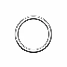 Hoop Rings Hinged Clicker Implant Grade Titanium Segment Septum Ear Nose Nipple