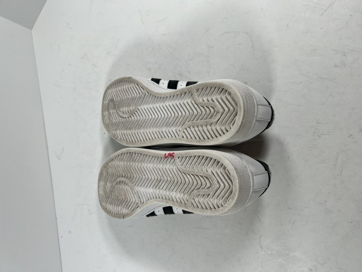Adidas Superstar C Unisex Kids White Lace Up BA8378 Comfort Sneaker Shoes  Size 4 | eBay