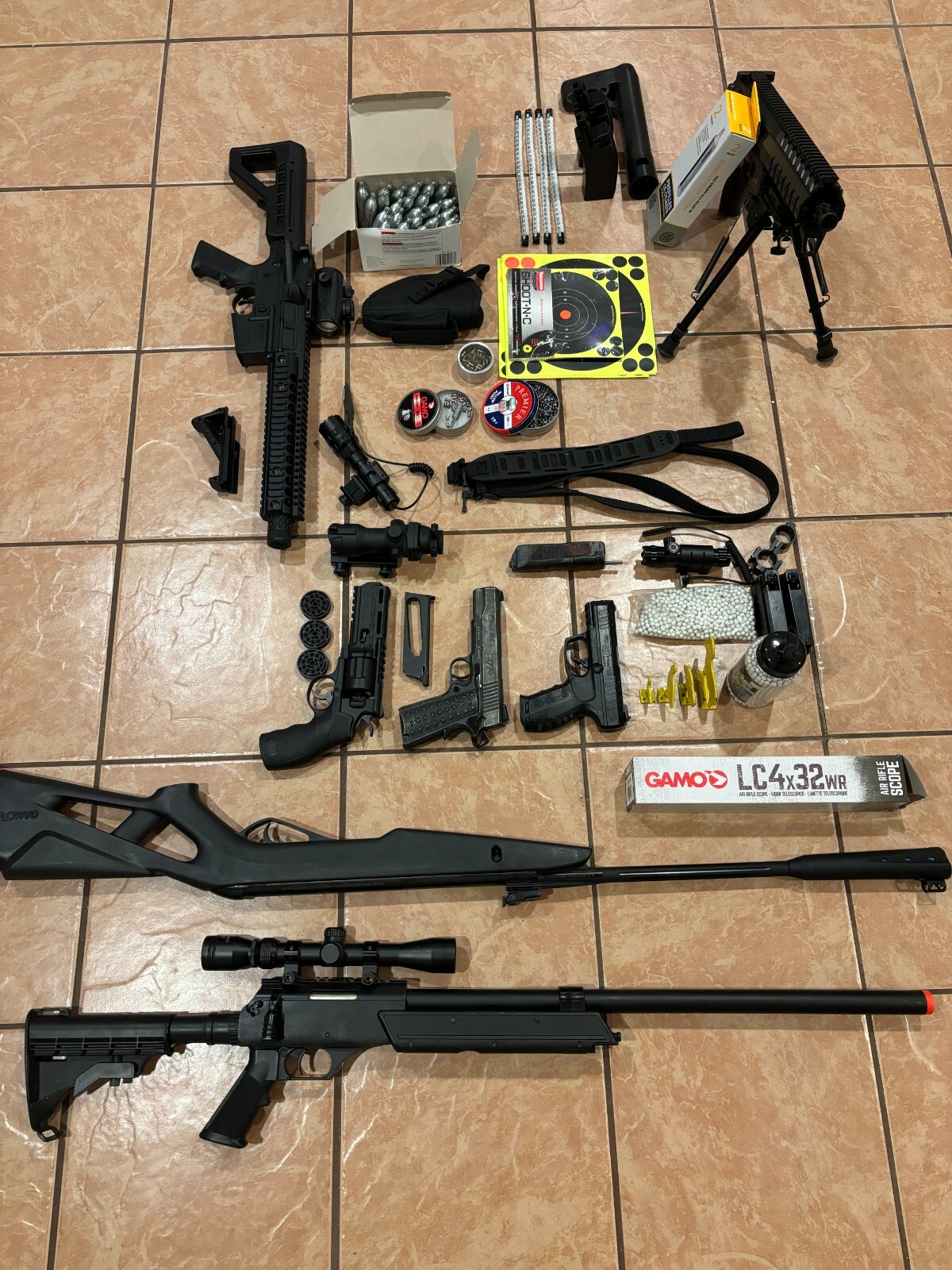 BB Gun and rifles Daisy, 1776, Sig MPX, Black airguns, attachments ...