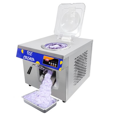 Wixkix Commercial Hard Serve Ice Cream Machine Batch Freezer 6.34Gal/H Gelato