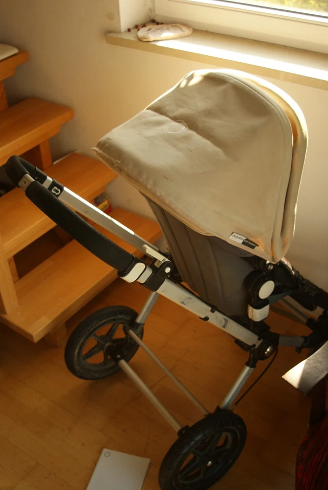 Bugaboo Cameleon Kinderwagen 2in1, beige-grau, mit Zubehör - Bild 2 von 4