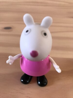 Peppa Pig Suzy Sheep Figure Solid Pink Dress