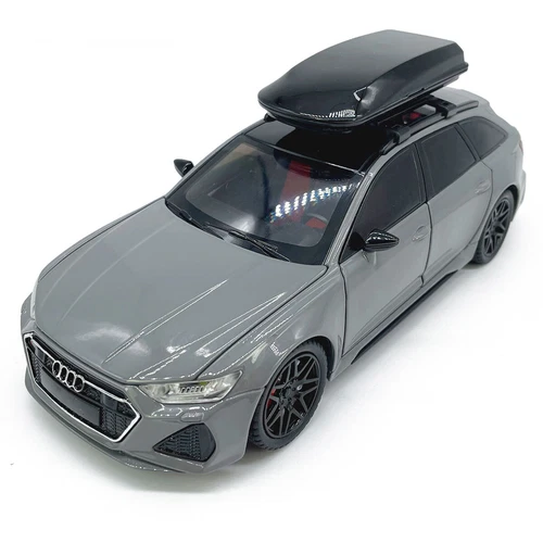 1:24 Audi RS6 Avant Model Car Wagon Die-cast Toy Cars Toys Collection Pull Back - Picture 14 of 20