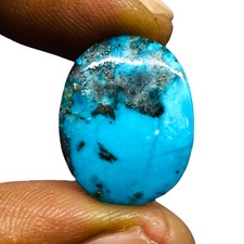 19.40 Cts Natural Turquoise 21.5x17mm Oval Top Quality Loose Untreated Gemstone
