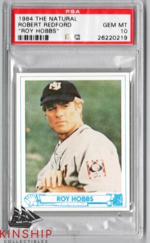 Robert Redford 1984 The Natural "Roy Hobbs" Rookie Card PSA 10 Rare Invest P1 - 第 1/1 張圖片